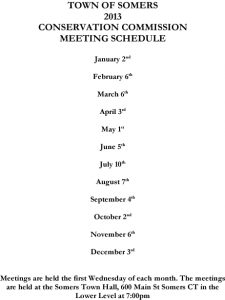 Icon of 2013 Conservation Meeting Schedule